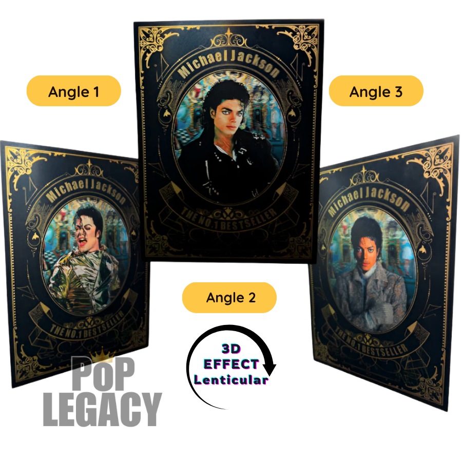 The Legend Pop in Motion 3D Art Poster