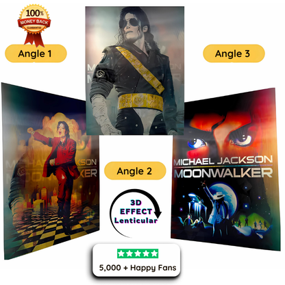 The Legend Pop in Motion 3D Art Poster